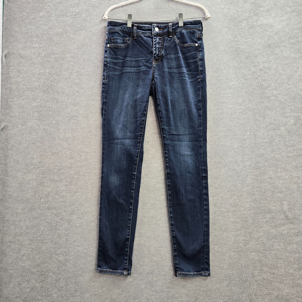 Pilco Anthropologie Women Jeans 29x28 Blue Denim Skinny Mid Rise‎